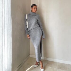 Meshki Sweater and skirt set